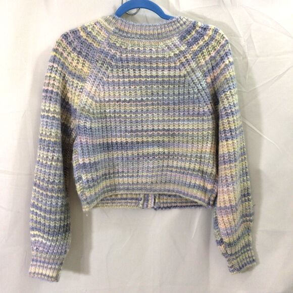 Jessica Simpson Chunky Knit Cardigan Sweater V-Neck Button Front Size Small - Picture 4 of 4